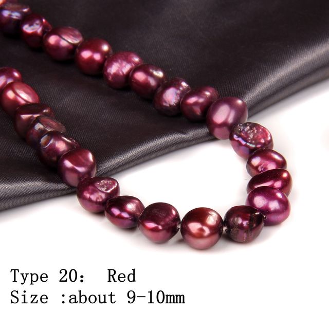 Real Natural Pearls Beads Freshwater Pearl Bead Baroque Loose Perles For DIY Craft Bracelet Necklace Jewelry Making 14" strand