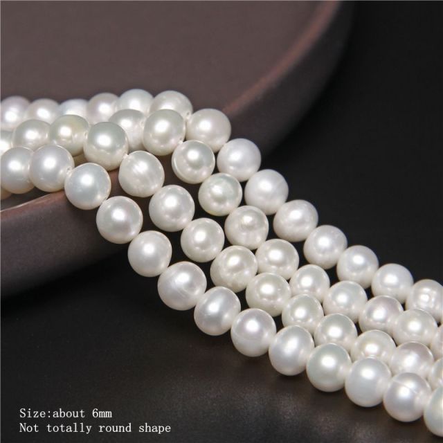 Real Natural Pearls Beads Freshwater Pearl Bead Baroque Loose Perles For DIY Craft Bracelet Necklace Jewelry Making 14" strand