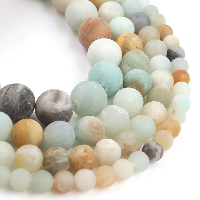 natural dull polish matte picture Jaspers stone beads for jewelry making 15inches natural stone beads 4/6/810mm