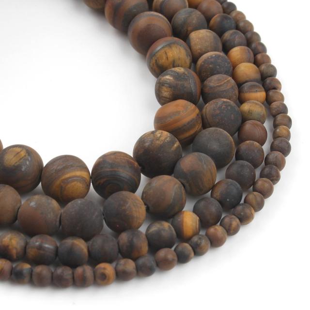 natural dull polish matte picture Jaspers stone beads for jewelry making 15inches natural stone beads 4/6/810mm