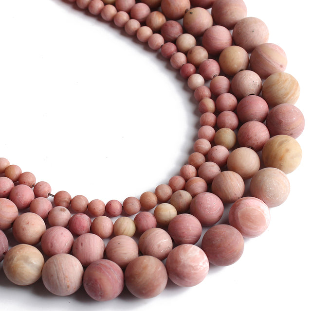 natural dull polish matte picture Jaspers stone beads for jewelry making 15inches natural stone beads 4/6/810mm
