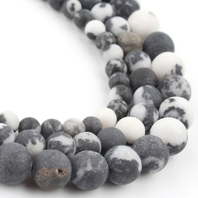 natural dull polish matte picture Jaspers stone beads for jewelry making 15inches natural stone beads 4/6/810mm