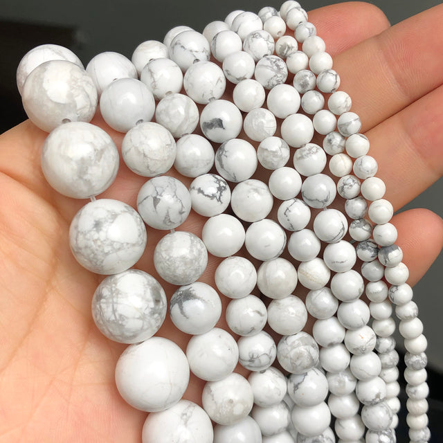 Natural Stone Dark Blue Chalcedony Jades Beads Round Loose Spacer Beads For Jewelry Making 4/6/8/10/12mm DIY Handmade Bracelets