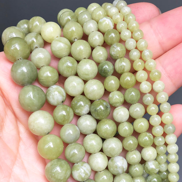 Natural Stone Dark Blue Chalcedony Jades Beads Round Loose Spacer Beads For Jewelry Making 4/6/8/10/12mm DIY Handmade Bracelets