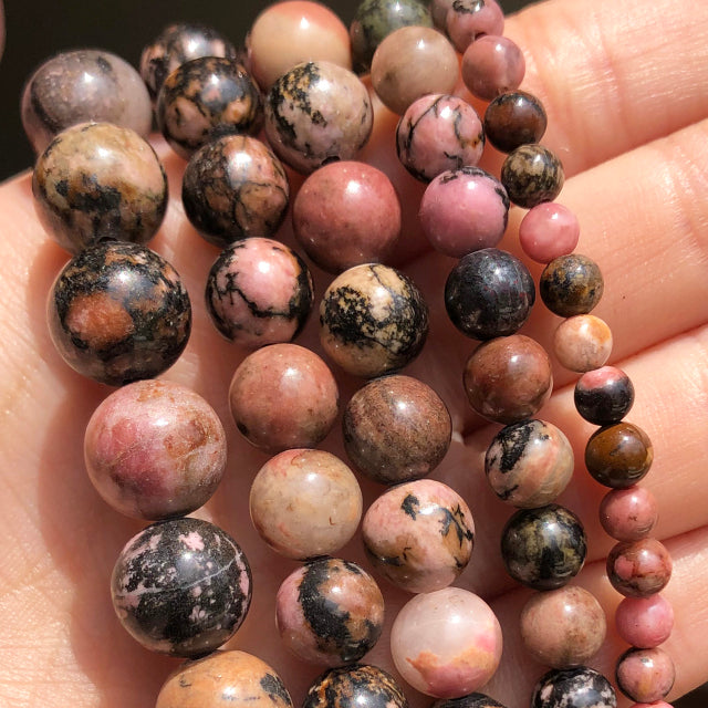 Natural Stone Beads Lapis Lazuli Round Loose Stone Beads For Jewelry Making DIY Bracelet Earrings Accessories 15'' 4/6/8/10/12mm