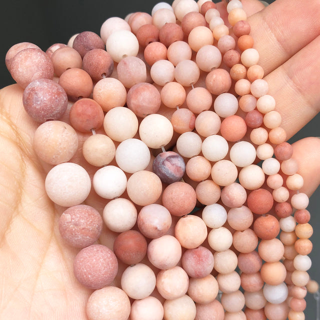 Natural Stone Beads Lapis Lazuli Round Loose Stone Beads For Jewelry Making DIY Bracelet Earrings Accessories 15'' 4/6/8/10/12mm