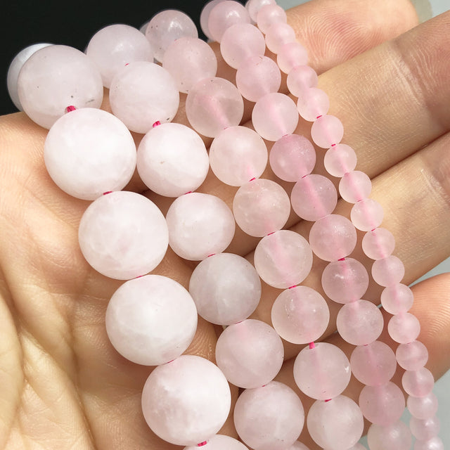 Natural Stone Beads Lapis Lazuli Round Loose Stone Beads For Jewelry Making DIY Bracelet Earrings Accessories 15'' 4/6/8/10/12mm