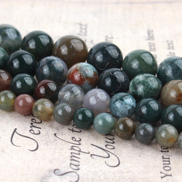 Natural Stone Beads Lapis Lazuli Round Loose Stone Beads For Jewelry Making DIY Bracelet Earrings Accessories 15'' 4/6/8/10/12mm