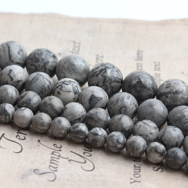 Natural Stone Beads Lapis Lazuli Round Loose Stone Beads For Jewelry Making DIY Bracelet Earrings Accessories 15'' 4/6/8/10/12mm
