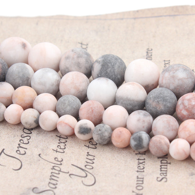 Natural Stone Beads Lapis Lazuli Round Loose Stone Beads For Jewelry Making DIY Bracelet Earrings Accessories 15'' 4/6/8/10/12mm