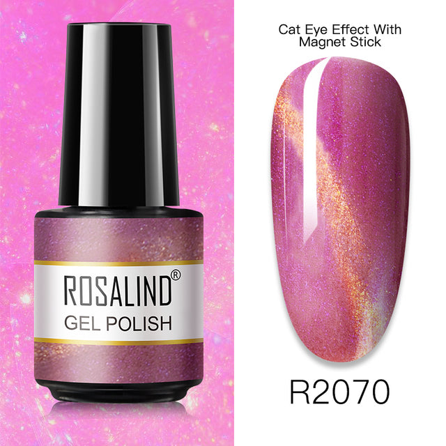 ROSALIND Gel Polish 7ml Gel Nail Polish All For Manicure Semi Permanent Soak Off Gel UV LED Varnishes Base Top Matte Coat