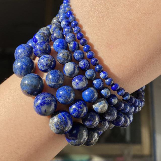 Natural Stone Beads 4-10mm Aquamarines Lava Opal Rose Quartzs Tiger Eye Moonstone Round Beads for Jewelry Making Diy Bracelet