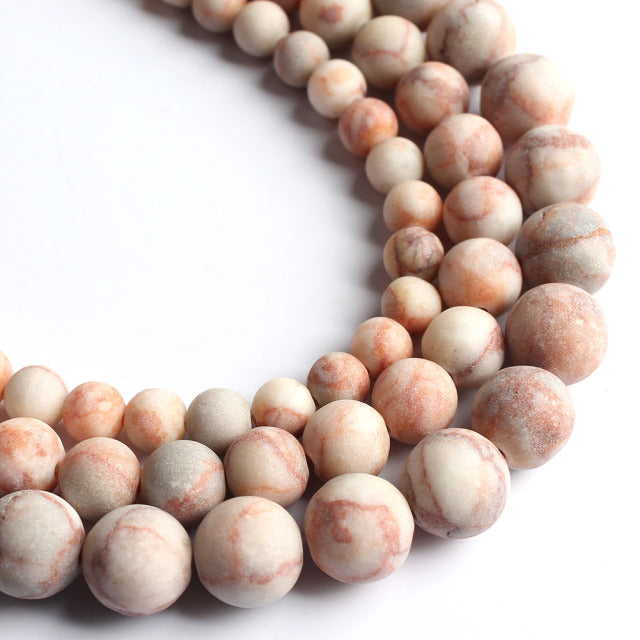 natural dull polish matte picture Jaspers stone beads for jewelry making 15inches natural stone beads 4/6/810mm