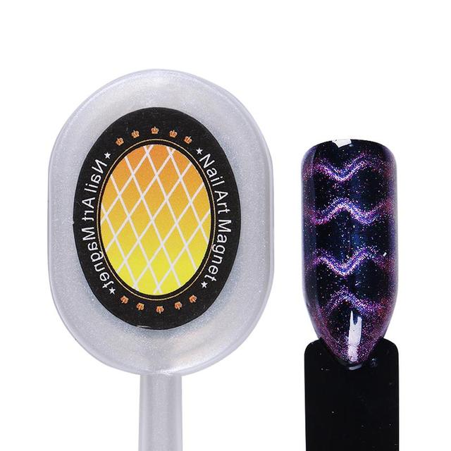 LEMOOC Magnetic Nail Art Stick 9D/5D Cat Magnetic Effect Strong Magnet Board Painting Gel Nail Gel Polish Varnish Tools