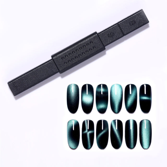 LEMOOC Magnetic Nail Art Stick 9D/5D Cat Magnetic Effect Strong Magnet Board Painting Gel Nail Gel Polish Varnish Tools
