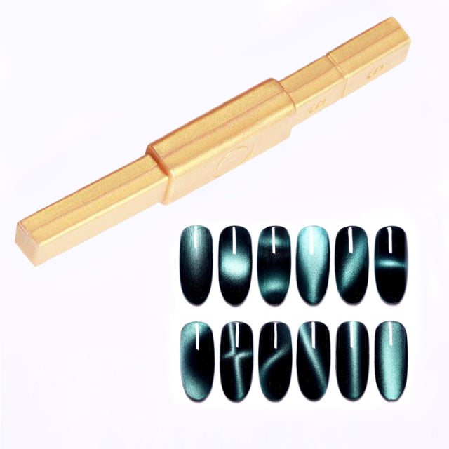LEMOOC Magnetic Nail Art Stick 9D/5D Cat Magnetic Effect Strong Magnet Board Painting Gel Nail Gel Polish Varnish Tools