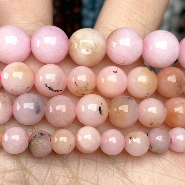4mm-10mm Natural Stone Beads Howlite Tiger Eye DZI Agates Aquamarines Jades Round Beads for Jewelry Making Diy Bracelet Necklace
