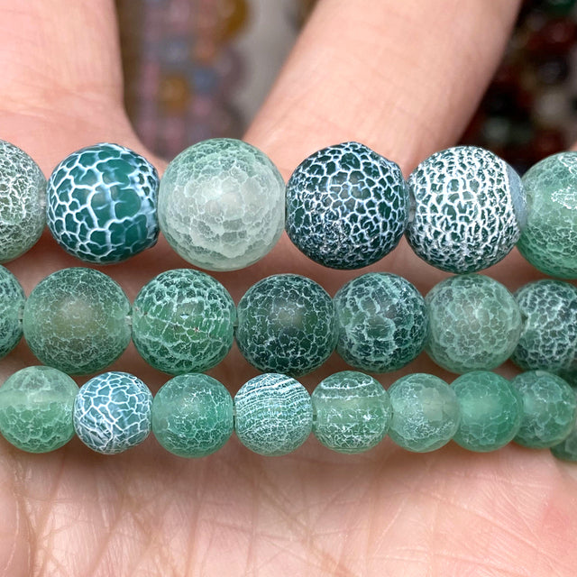 4mm-10mm Natural Stone Beads Howlite Tiger Eye DZI Agates Aquamarines Jades Round Beads for Jewelry Making Diy Bracelet Necklace