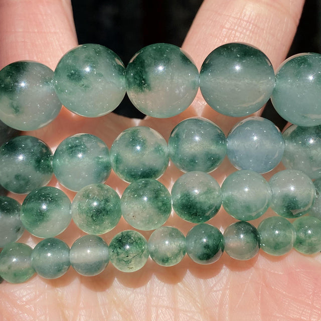 4mm-10mm Natural Stone Beads Howlite Tiger Eye DZI Agates Aquamarines Jades Round Beads for Jewelry Making Diy Bracelet Necklace