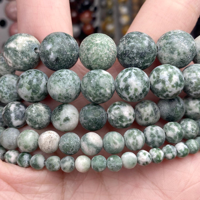 4mm-10mm Natural Stone Beads Howlite Tiger Eye DZI Agates Aquamarines Jades Round Beads for Jewelry Making Diy Bracelet Necklace