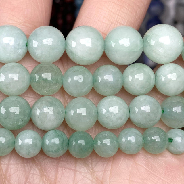 4mm-10mm Natural Stone Beads Howlite Tiger Eye DZI Agates Aquamarines Jades Round Beads for Jewelry Making Diy Bracelet Necklace