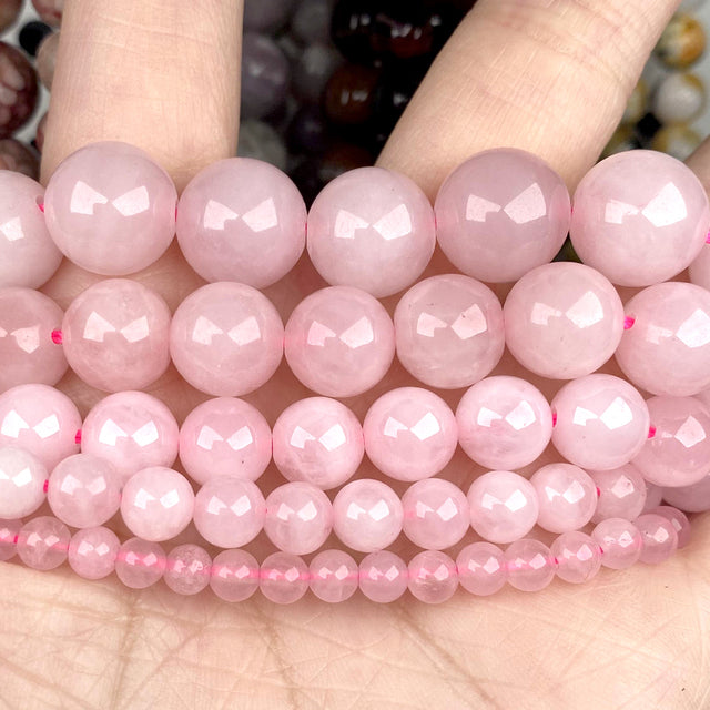 4mm-10mm Natural Stone Beads Howlite Tiger Eye DZI Agates Aquamarines Jades Round Beads for Jewelry Making Diy Bracelet Necklace