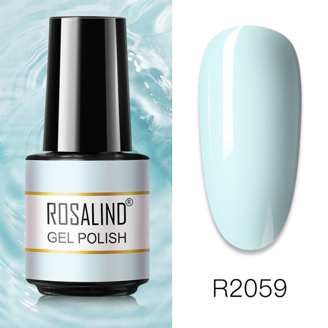 ROSALIND Gel Polish 7ml Gel Nail Polish All For Manicure Semi Permanent Soak Off Gel UV LED Varnishes Base Top Matte Coat