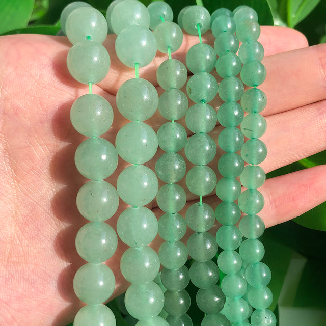 Wholesale Jades Chalcedony Beads Natural Stone Bedas for Jewelry Making Loose Spacer Round Beads DIY Necklace Bracelet 15inch