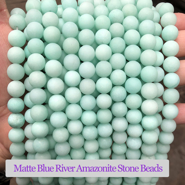 Natural Matte Stone Beads Dull Polish Pink Zebra Jaspers Agates Howlite Jades Mineral Beads for Jewelry Making DIY Bracelet 15''