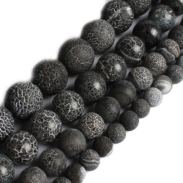 Natural Matte Stone Beads Dull Polish Pink Zebra Jaspers Agates Howlite Jades Mineral Beads for Jewelry Making DIY Bracelet 15''
