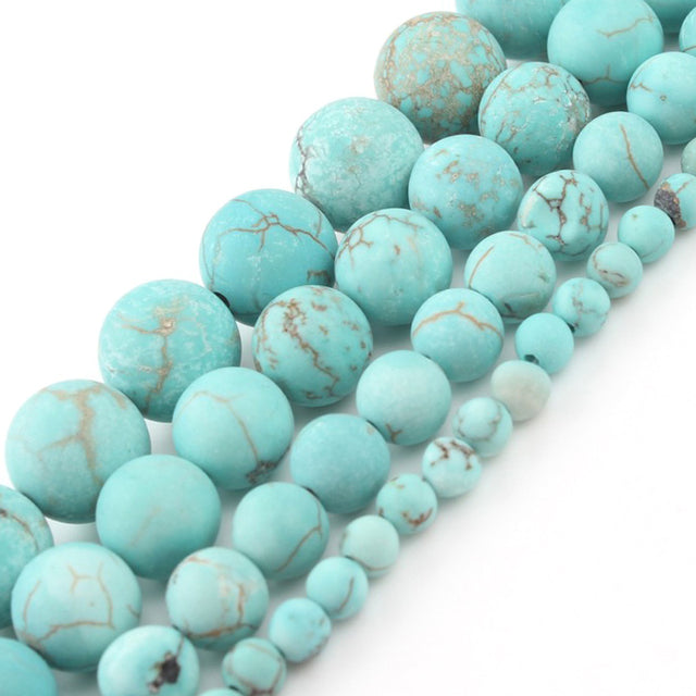 Natural Matte Stone Beads Dull Polish Pink Zebra Jaspers Agates Howlite Jades Mineral Beads for Jewelry Making DIY Bracelet 15''