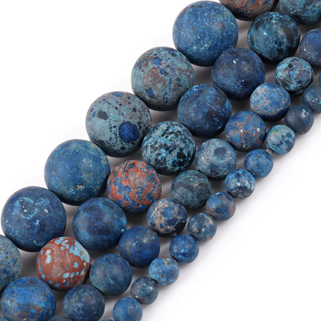 Natural Matte Stone Beads Dull Polish Pink Zebra Jaspers Agates Howlite Jades Mineral Beads for Jewelry Making DIY Bracelet 15''