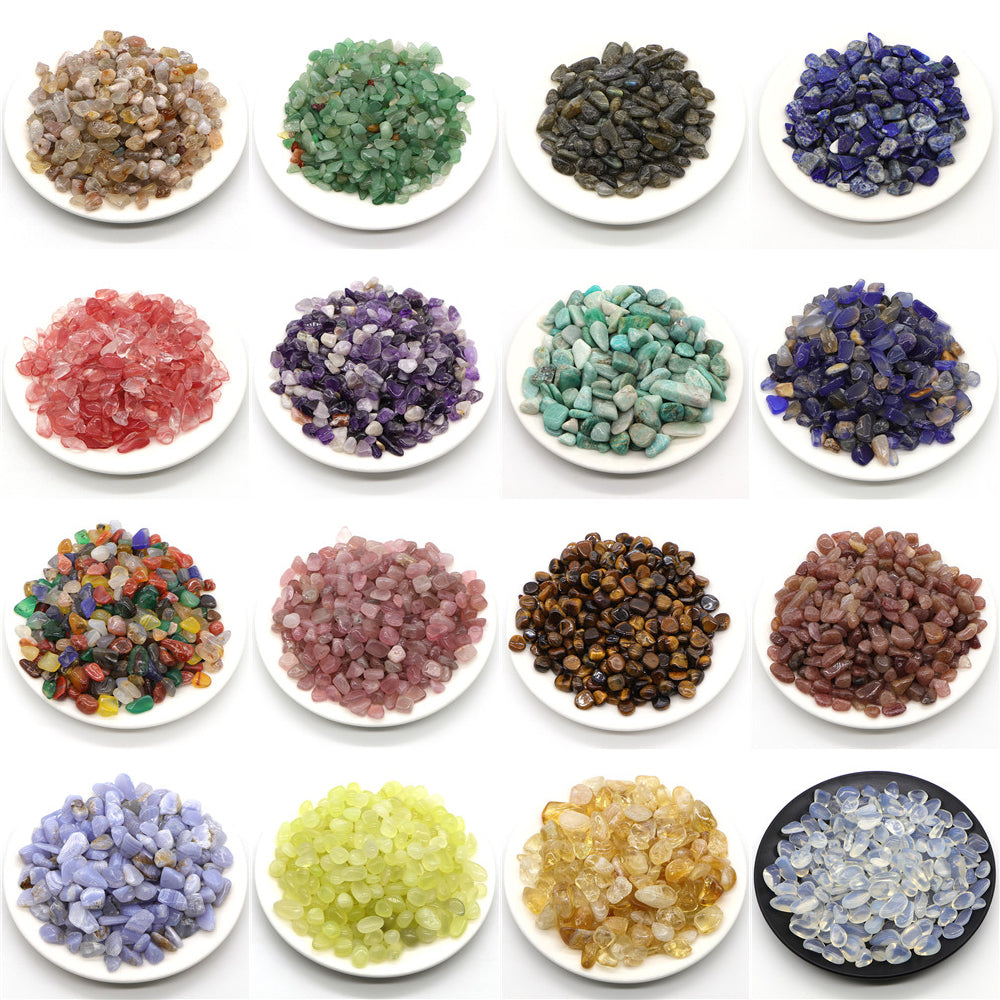 Natural Crystals Quartz Healing Stones Gravel Specimen Jewelry Making Decor Bulk Tumbled Gemstone Home Aquarium Decoration