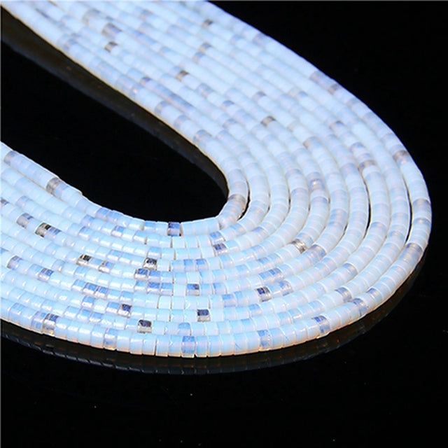 Natural Turquoises Stone Bead Blue Rondelle Cube Shape Loose Spacer Beads For Jewelry Making DIY Necklace Bracelets Accessories