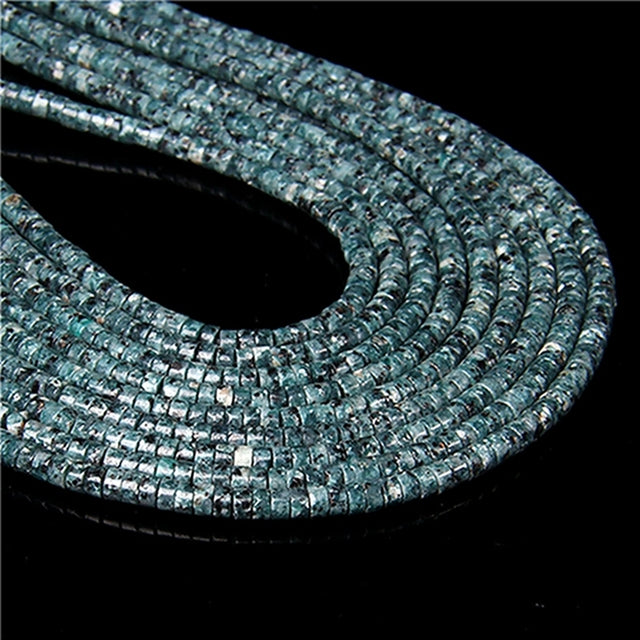 Natural Turquoises Stone Bead Blue Rondelle Cube Shape Loose Spacer Beads For Jewelry Making DIY Necklace Bracelets Accessories