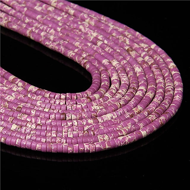 Natural Turquoises Stone Bead Blue Rondelle Cube Shape Loose Spacer Beads For Jewelry Making DIY Necklace Bracelets Accessories