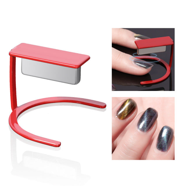 LEMOOC Magnetic Nail Art Stick 9D/5D Cat Magnetic Effect Strong Magnet Board Painting Gel Nail Gel Polish Varnish Tools