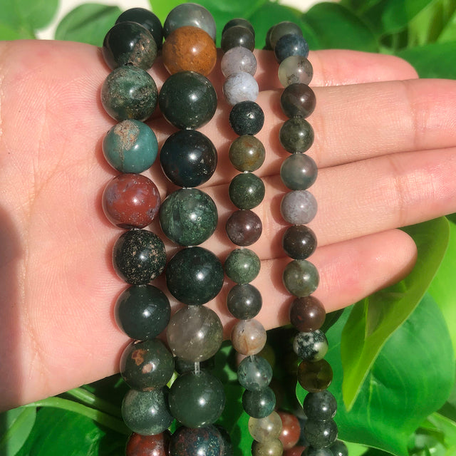 Natural Rose Quartzs Crystal Stone Beads Round Loose Spacer Beads For Jewelry Making DIY Bracelet Necklace 15"Inch 4/6/8/10/12mm