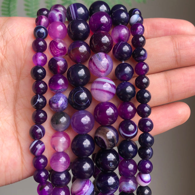 Natural Rose Quartzs Crystal Stone Beads Round Loose Spacer Beads For Jewelry Making DIY Bracelet Necklace 15"Inch 4/6/8/10/12mm