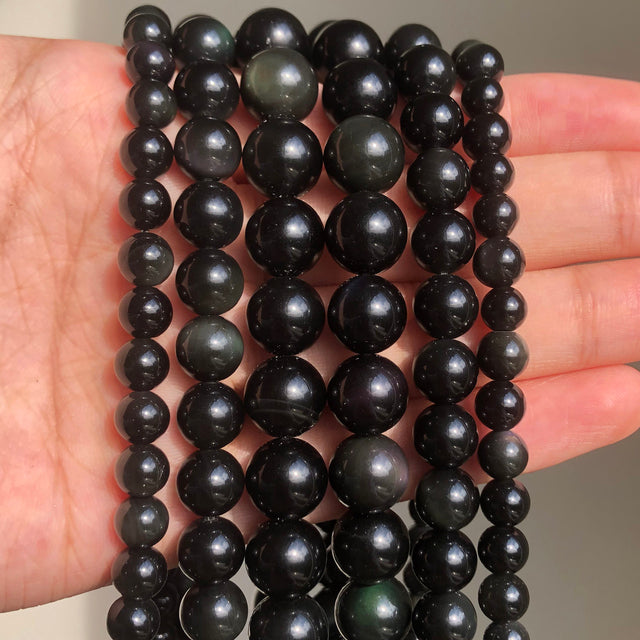 Natural Rose Quartzs Crystal Stone Beads Round Loose Spacer Beads For Jewelry Making DIY Bracelet Necklace 15"Inch 4/6/8/10/12mm