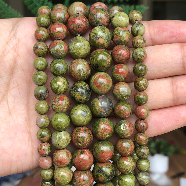 Natural Rose Quartzs Crystal Stone Beads Round Loose Spacer Beads For Jewelry Making DIY Bracelet Necklace 15"Inch 4/6/8/10/12mm