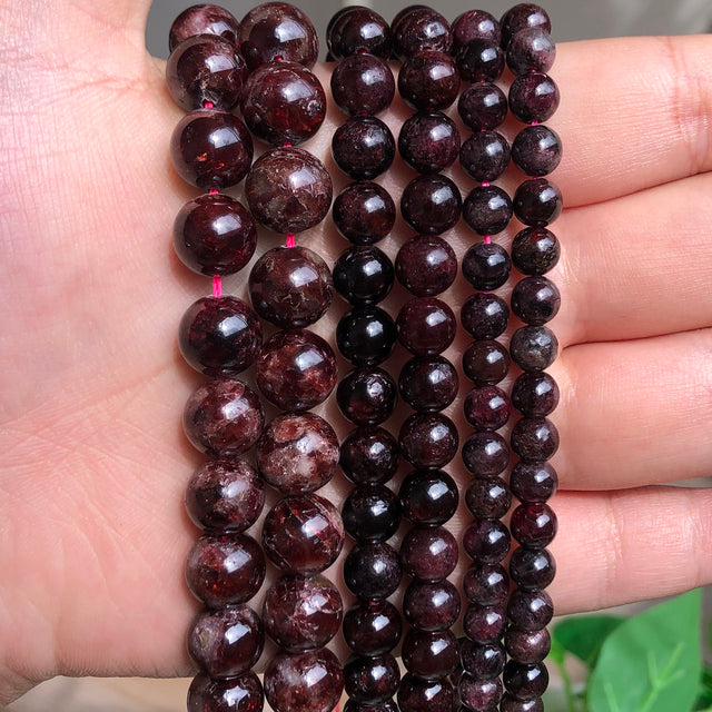 Natural Rose Quartzs Crystal Stone Beads Round Loose Spacer Beads For Jewelry Making DIY Bracelet Necklace 15"Inch 4/6/8/10/12mm