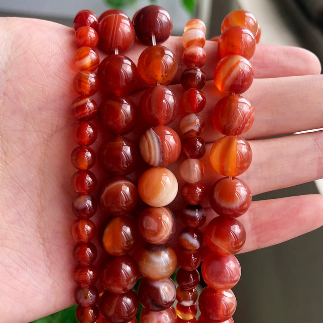 Natural Rose Quartzs Crystal Stone Beads Round Loose Spacer Beads For Jewelry Making DIY Bracelet Necklace 15"Inch 4/6/8/10/12mm