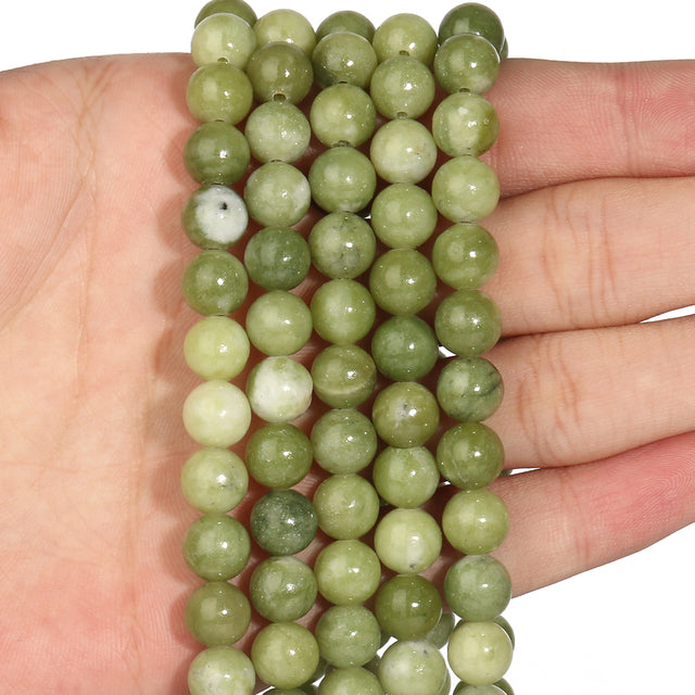 Natural Rose Quartzs Crystal Stone Beads Round Loose Spacer Beads For Jewelry Making DIY Bracelet Necklace 15"Inch 4/6/8/10/12mm