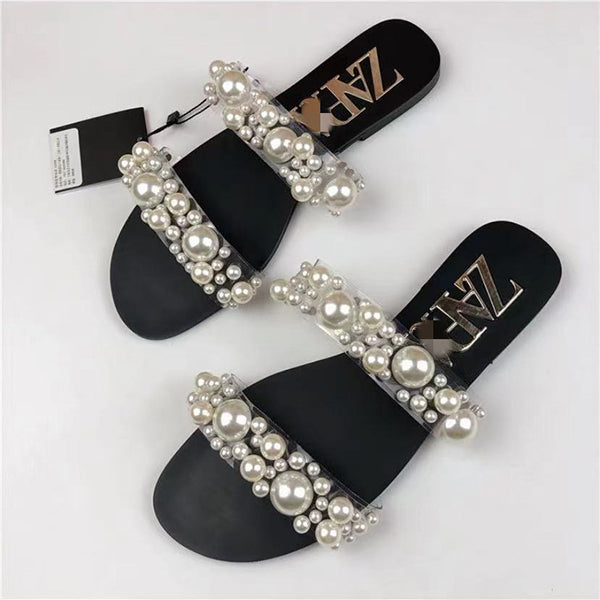 2021 Summer Women Sandals Open Tea Slippers Hot Sale Flat Slippers Handmade Woman Shoes Casual Plus Size 42