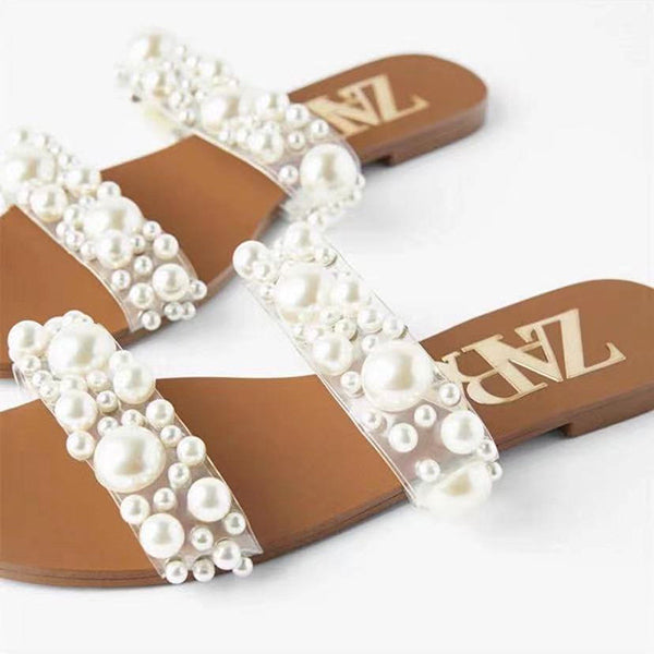 2021 Summer Women Sandals Open Tea Slippers Hot Sale Flat Slippers Handmade Woman Shoes Casual Plus Size 42
