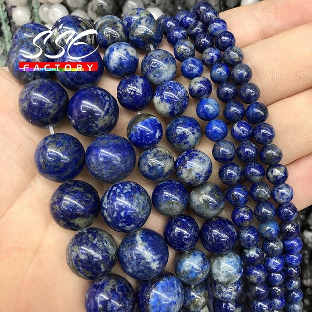 5A Quality Natural Stone Blue Tiger Eye Beads Round Loose Beads 6 8 10 12mm For Jewelry Making DIY Charm Bracelet 15" Wholesale