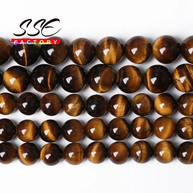5A Quality Natural Stone Blue Tiger Eye Beads Round Loose Beads 6 8 10 12mm For Jewelry Making DIY Charm Bracelet 15" Wholesale