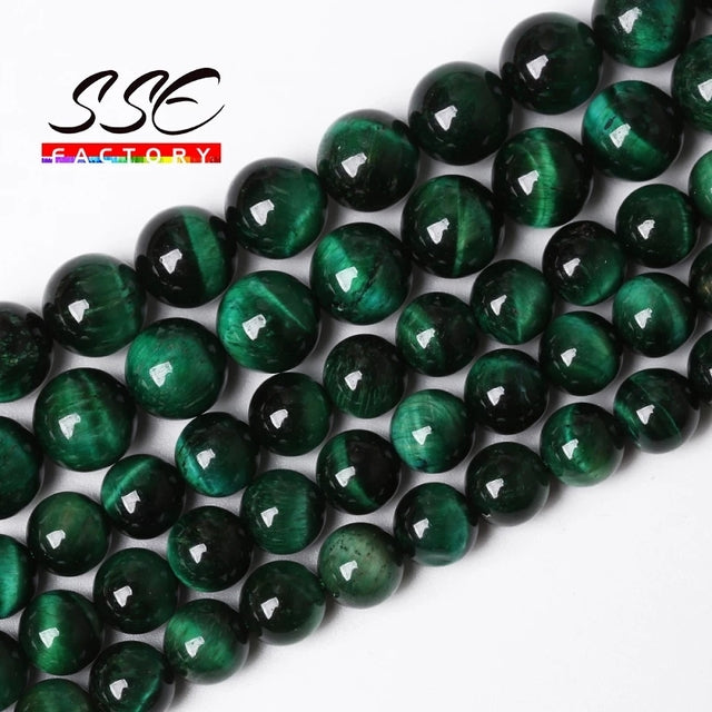 5A Quality Natural Stone Blue Tiger Eye Beads Round Loose Beads 6 8 10 12mm For Jewelry Making DIY Charm Bracelet 15" Wholesale