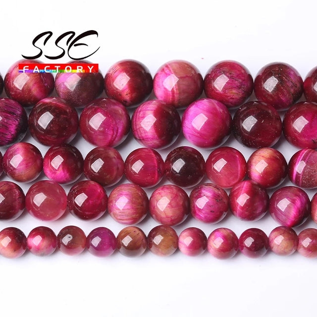 5A Quality Natural Stone Blue Tiger Eye Beads Round Loose Beads 6 8 10 12mm For Jewelry Making DIY Charm Bracelet 15" Wholesale